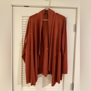Beautiful suedette open front cardigan
